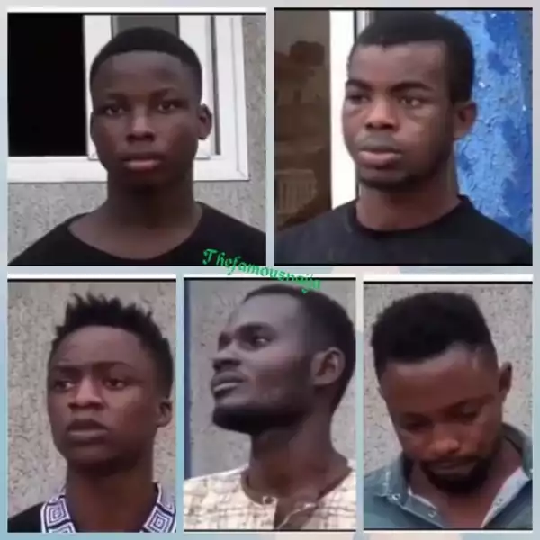 5 Nigerians Rob & Rape Ghanaian Lady In The Presence Of Her Husband, Film It (Pics)